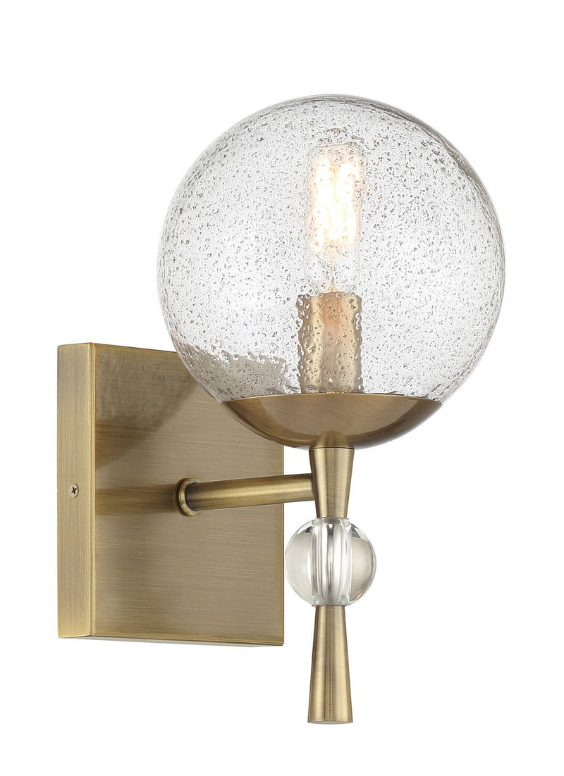 Minka-Lavery 1331-923 One Light Bath Vanity, Oxidized Aged Brass