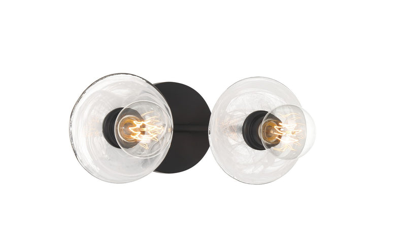 George Kovacs P5611-66A Two Light Bath Vanity, Coal