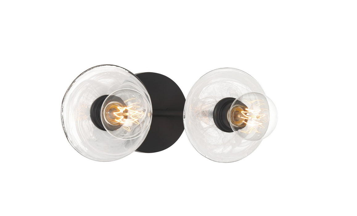 George Kovacs P5611-66A Two Light Bath Vanity, Coal