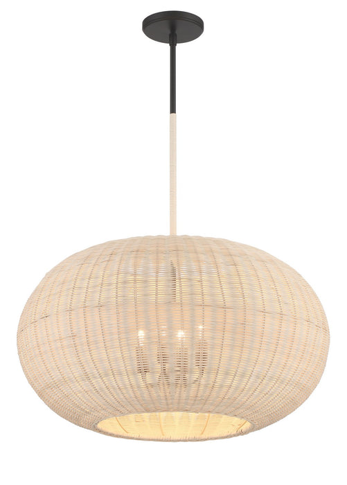 Minka-Lavery 3546-66A Four Light Pendant, Coal