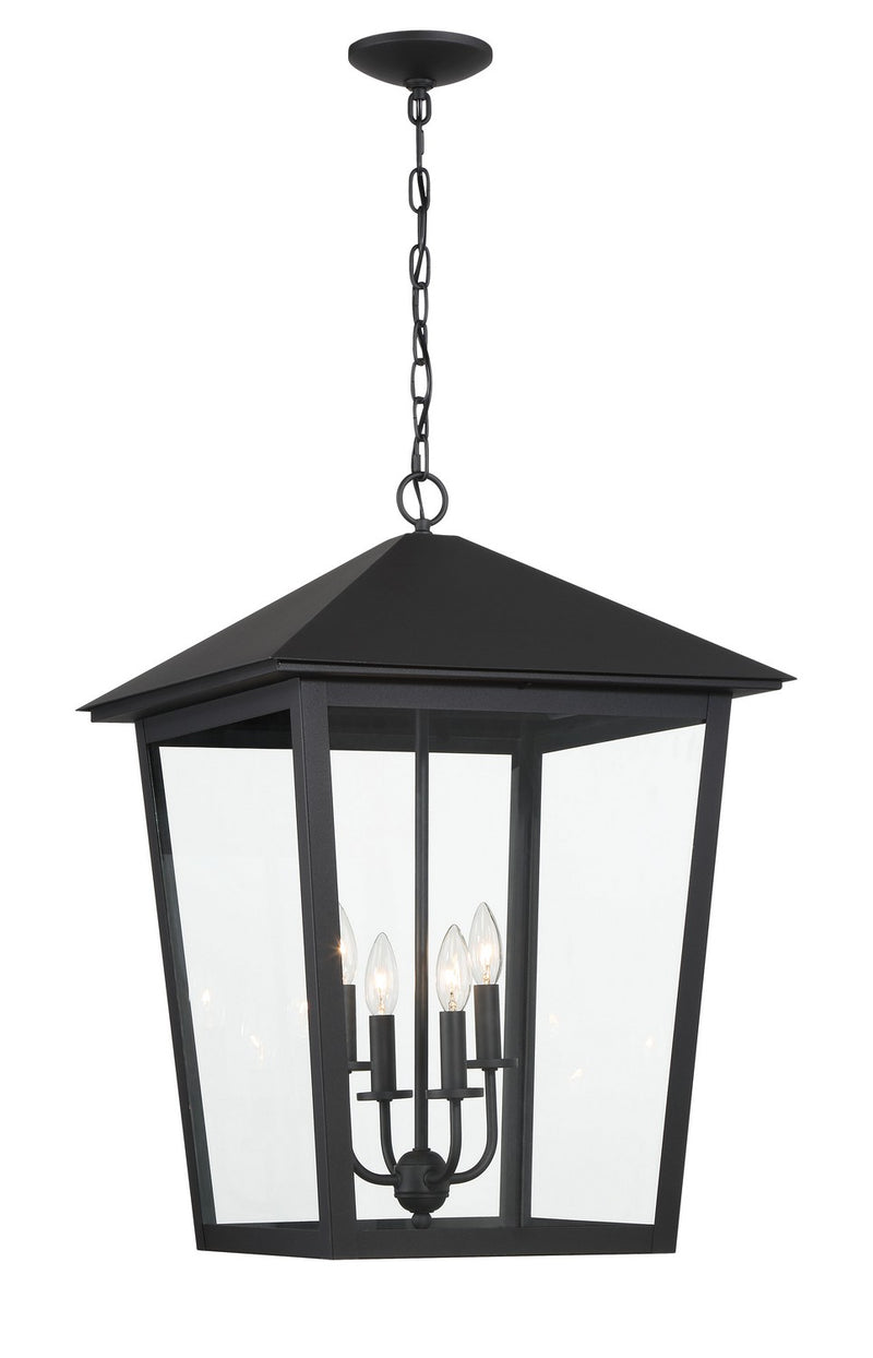 Minka-Lavery 72137-66 Four Light Outdoor Hanging Lantern, Sand Coal