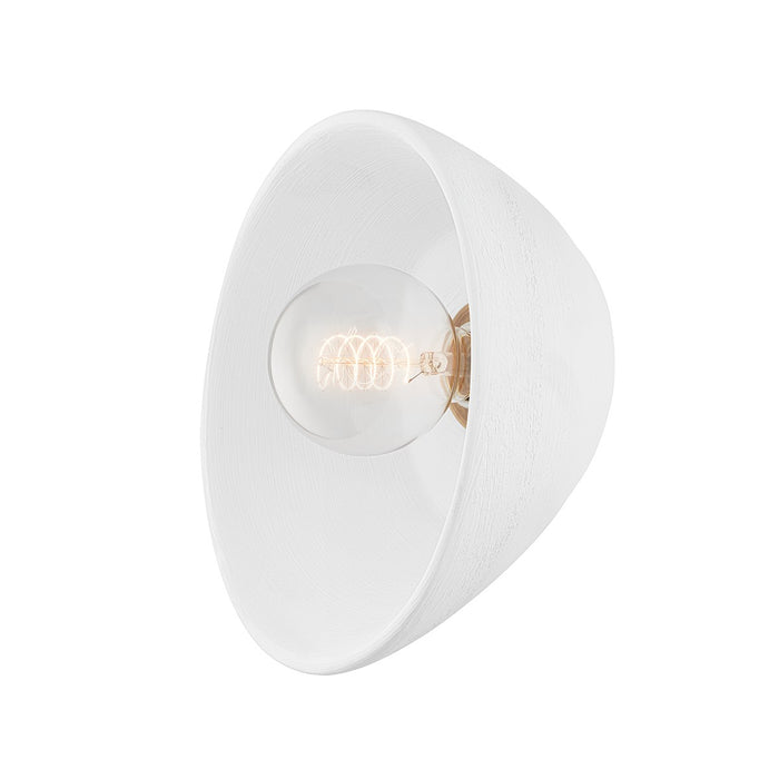 Troy Lighting B2109-PBR/CWL One Light Wall Sconce, Patina Brass