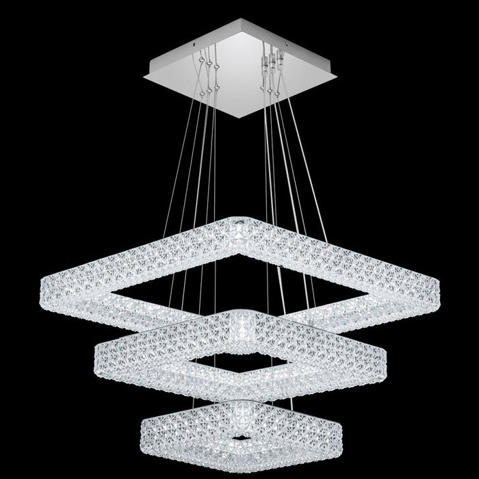 James R. Moder 41138S22LED LED Chandelier, Silver