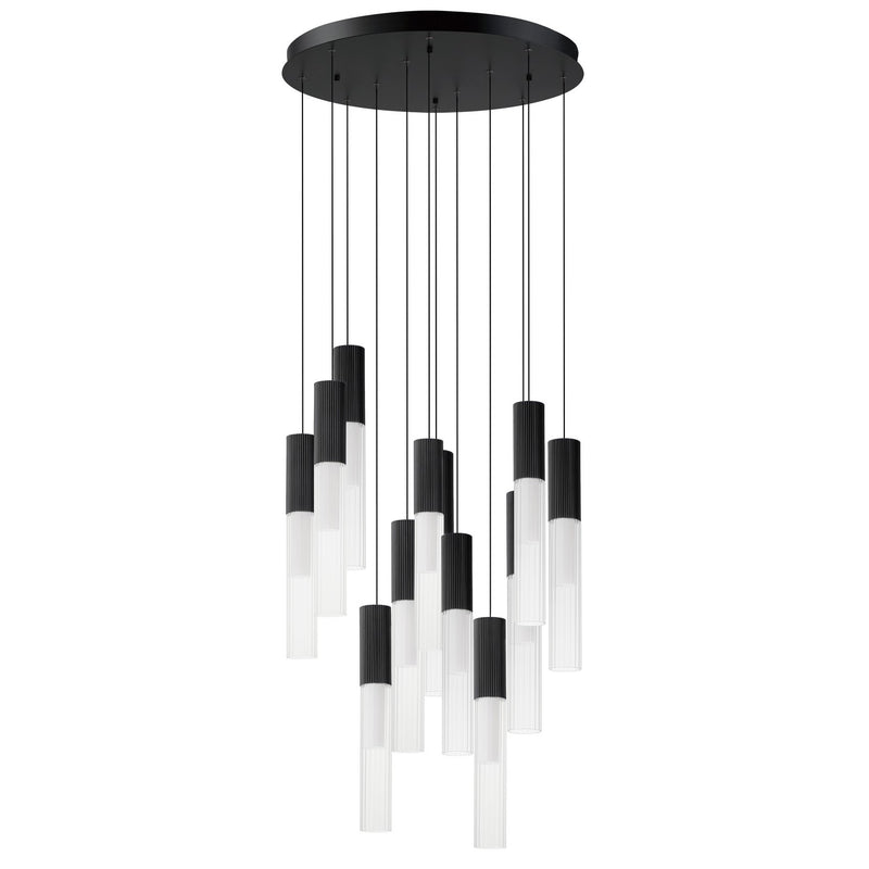 ET2 E11019-144BK LED Pendant, Black