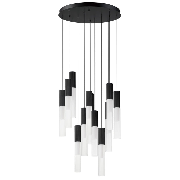 ET2 E11019-144BK LED Pendant, Black