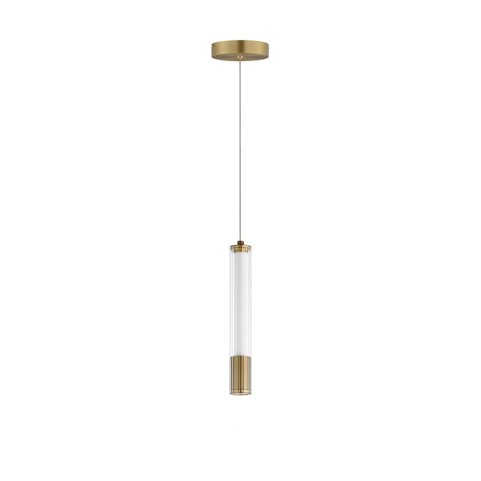 ET2 E11061-144NAB LED Pendant, Natural Aged Brass