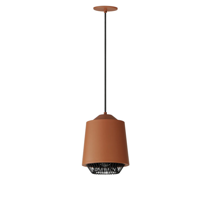 ET2 E11390-BRKBK LED Pendant, Brick/Black