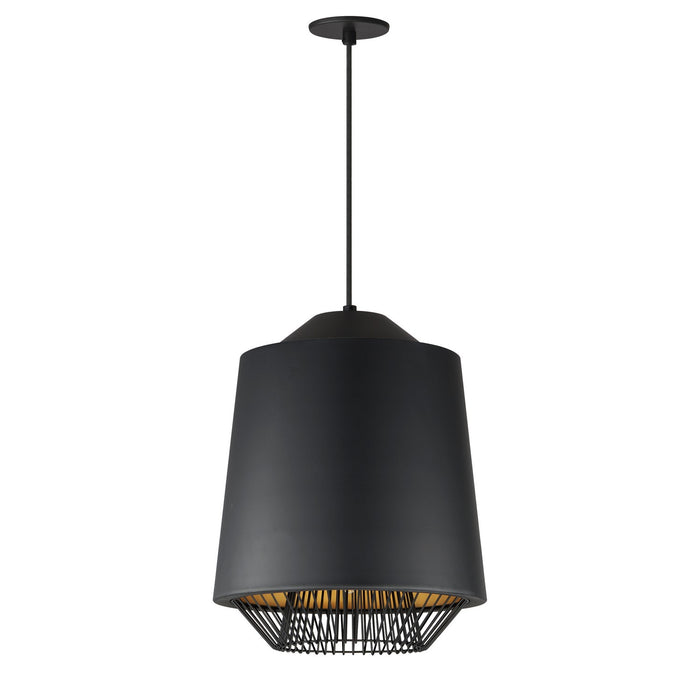 ET2 E11392-BKGLD LED Pendant, Black / Gold