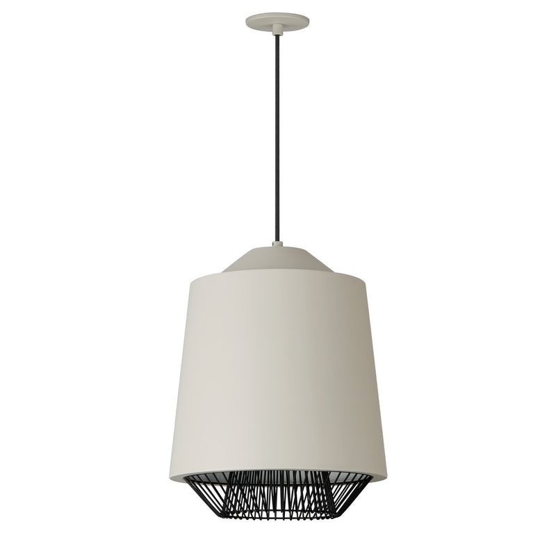 ET2 E11392-GYBK LED Pendant, Gray / Black