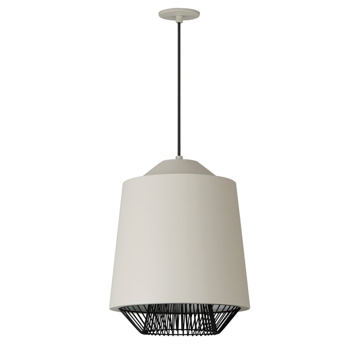 ET2 E11392-GYBK LED Pendant, Gray / Black