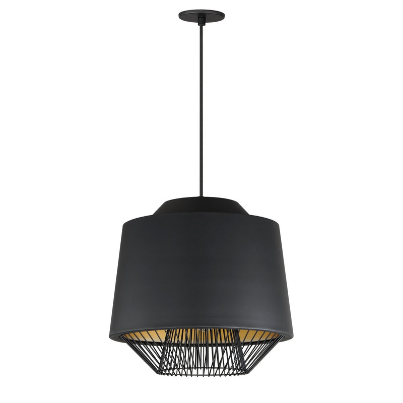ET2 E11394-BKGLD LED Pendant, Black / Gold