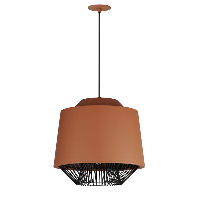 ET2 E11394-BRKBK LED Pendant, Brick/Black