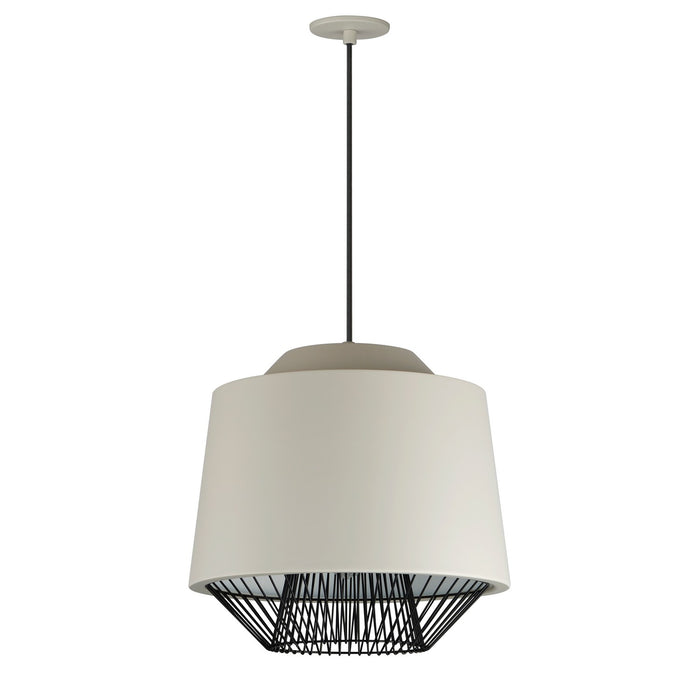 ET2 E11394-GYBK LED Pendant, Gray / Black