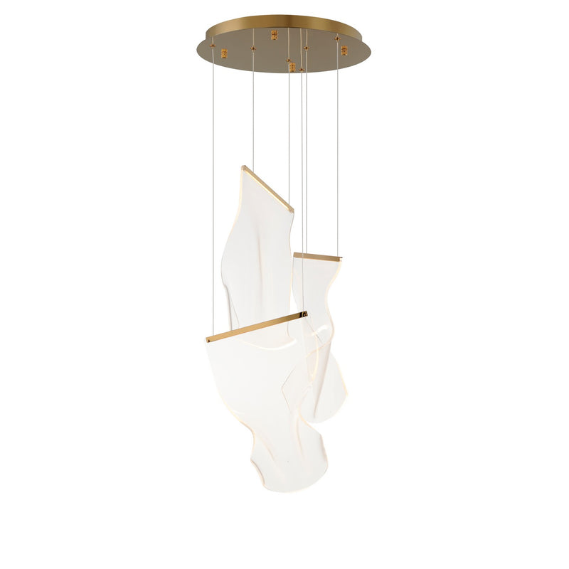 ET2 E24874-133FG LED Pendant, French Gold