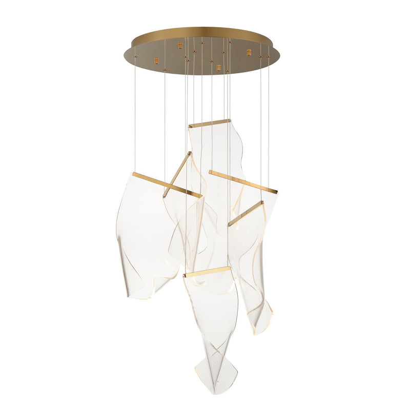 ET2 E24875-133FG LED Pendant, French Gold (Display - Final Sale)
