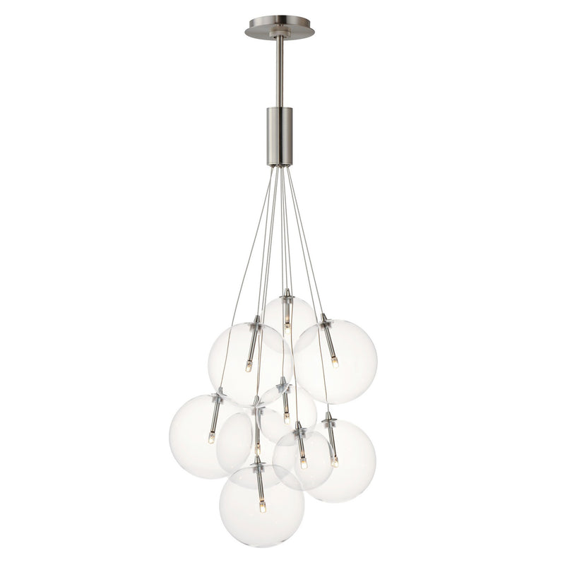 ET2 E25087-18SN LED Pendant, Satin Nickel