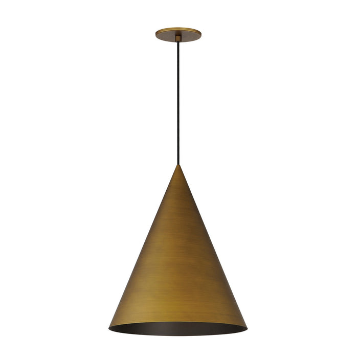 ET2 E34501-AB LED Pendant, Antique Brass