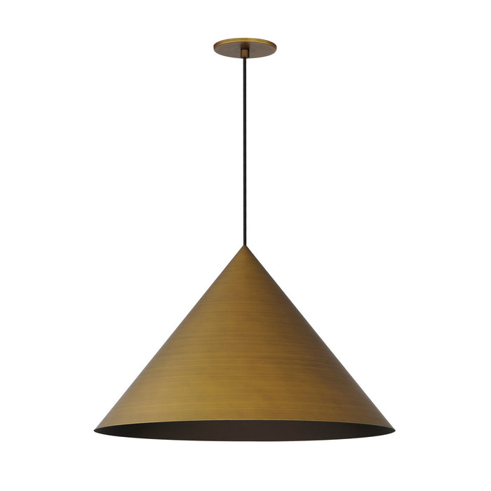 ET2 E34502-AB LED Pendant, Antique Brass