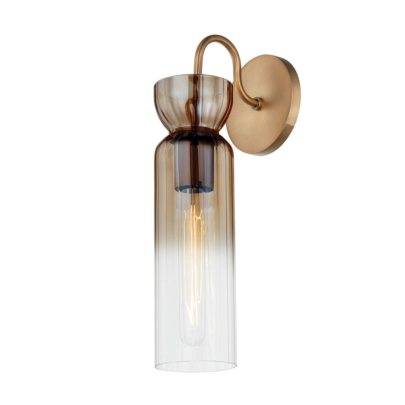 Troy Lighting B3615-PBR One Light Wall Sconce, Patina Brass