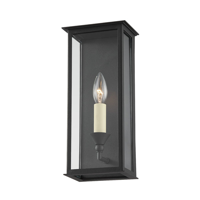 Troy Lighting B6991-TBK One Light Outdoor Wall Sconce, Textured Black
