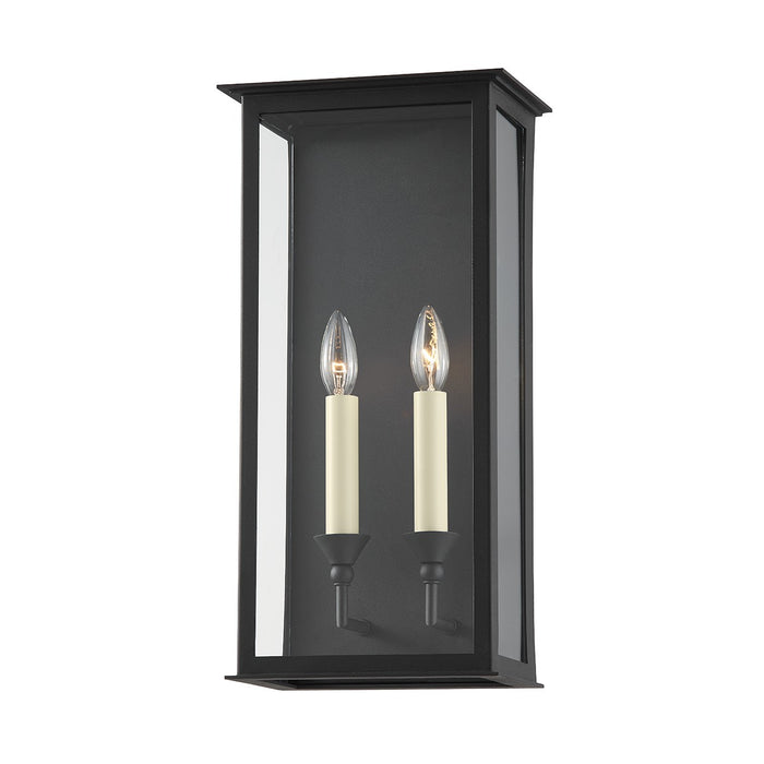 Troy Lighting B6992-TBK Two Light Outdoor Wall Sconce, Textured Black