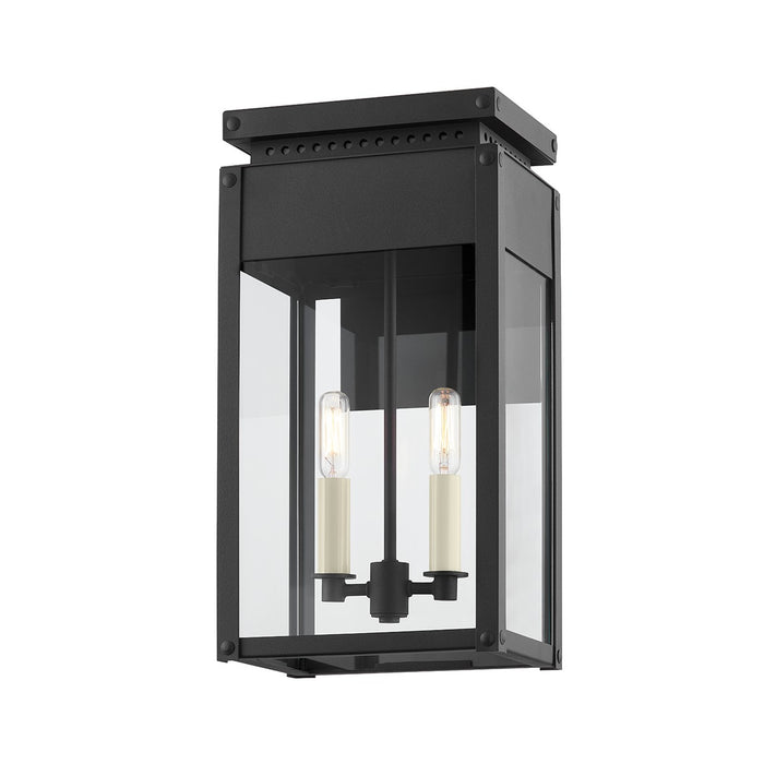 Troy Lighting B8517-TBK Two Light Outdoor Wall Sconce, Textured Black
