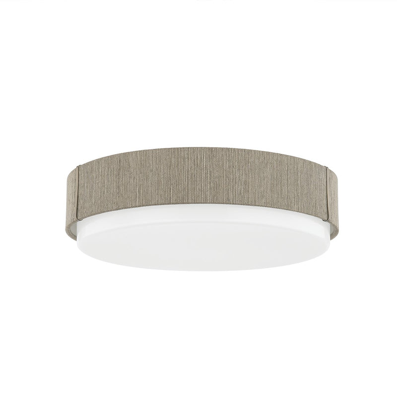 Troy Lighting C4514-PBR LED Flush Mount, Patina Brass