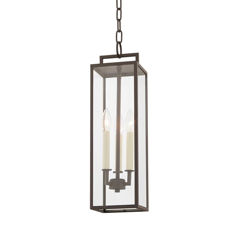 Troy Lighting F6387-TBZ Three Light Outdoor Pendant, Textured Bronze