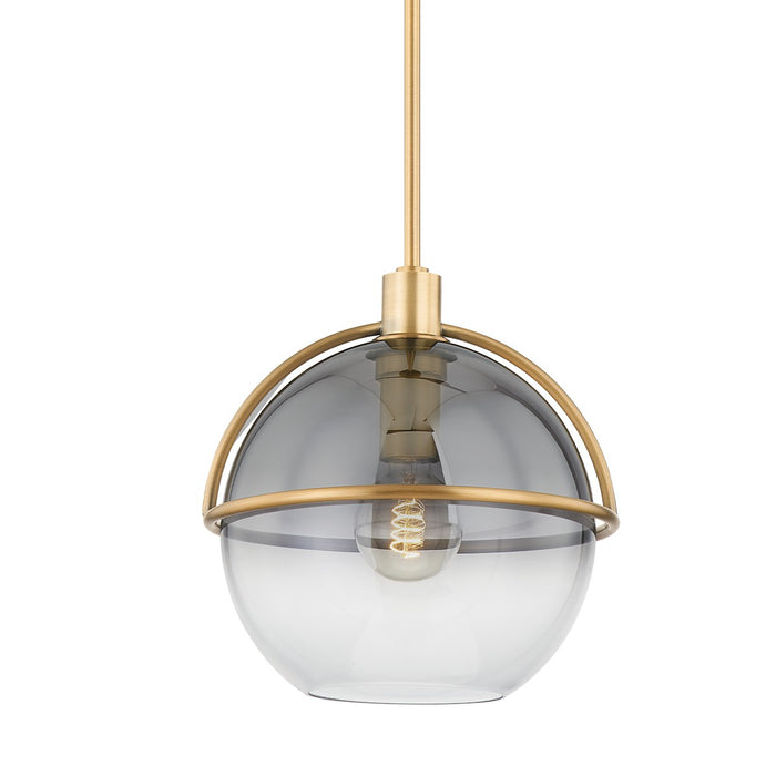 Troy Lighting F9412-PBR One Light Pendant, Patina Brass