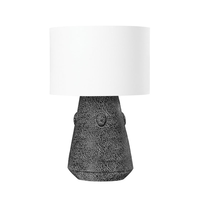 Troy Lighting PTL1021-CRB One Light Table Lamp, Ceramic Robins Egg Blue