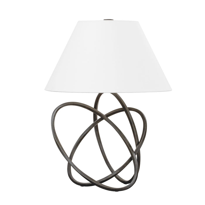 Troy Lighting PTL1024-FRN One Light Table Lamp, French Iron