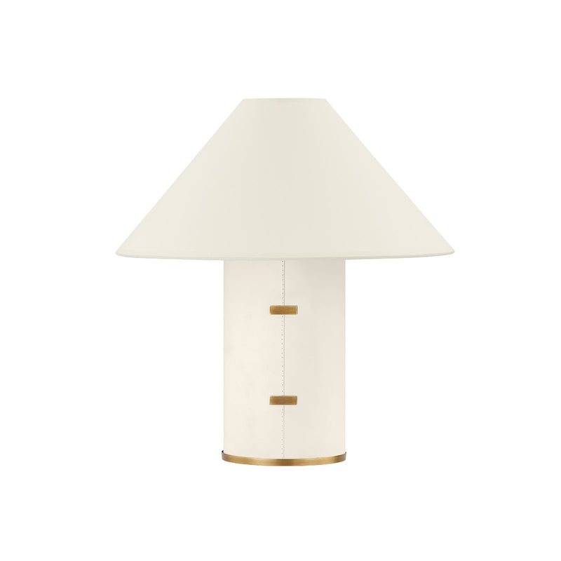 Troy Lighting PTL1315-PBR One Light Table Lamp, Patina Brass