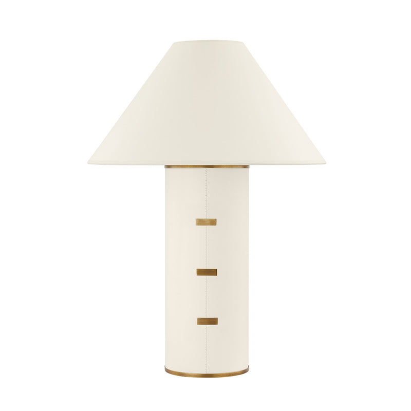 Troy Lighting PTL1326-PBR One Light Table Lamp, Patina Brass