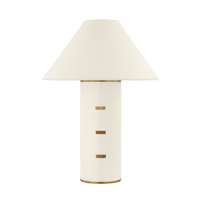 Troy Lighting PTL1326-PBR One Light Table Lamp, Patina Brass