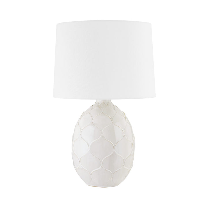Troy Lighting PTL8224-PBR/CRW One Light Table Lamp, Patina Brass