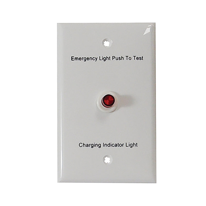 Nora Lighting NEPKA-07LEDFPTS Replacement Face Plate And Test Switch, White