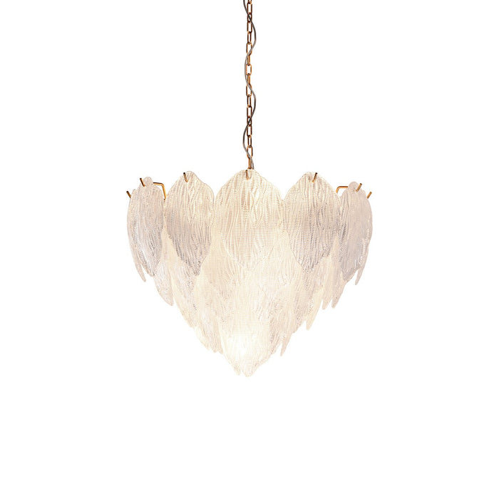 Lucas + McKearn CH9081-50 Seven Light Chandelier, Aged Brass
