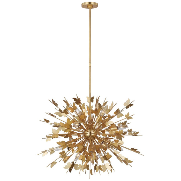 Visual Comfort Signature JN 5501G LED Chandelier, Gild