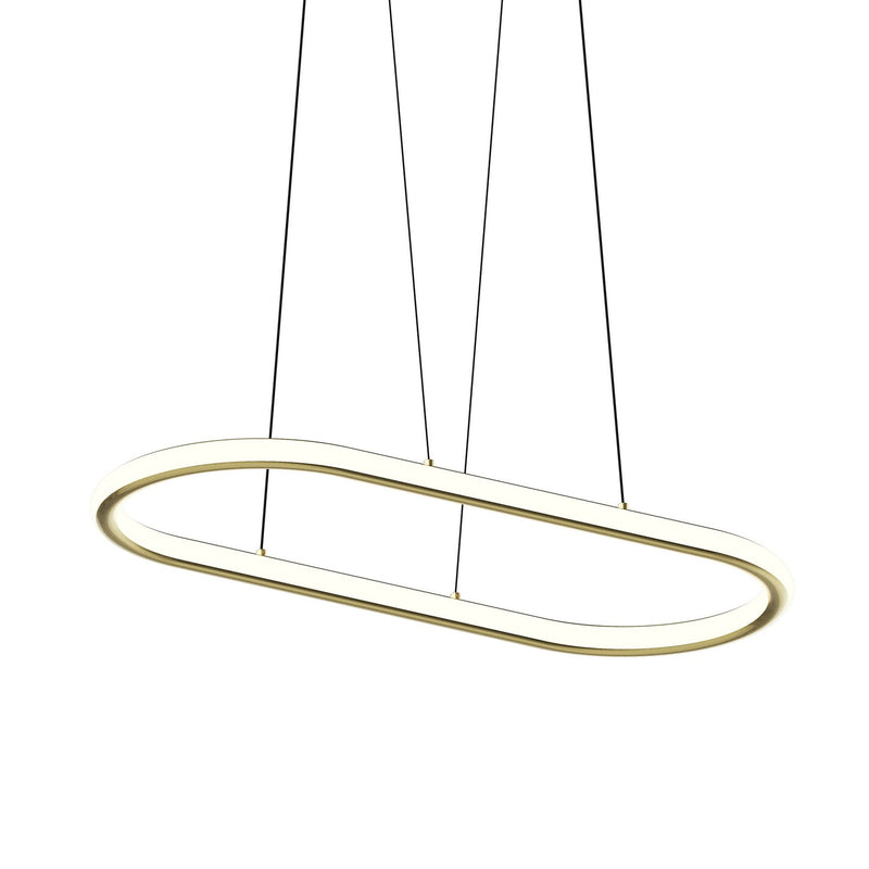 Sonneman 2241.14 LED Pendant, Brass