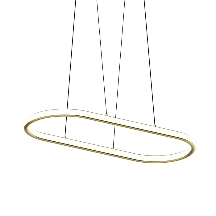 Sonneman 2241.14 LED Pendant, Brass