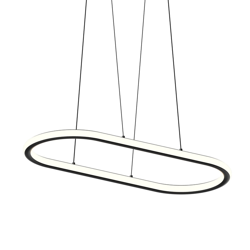 Sonneman 2241.25-35 LED Pendant, Satin Black