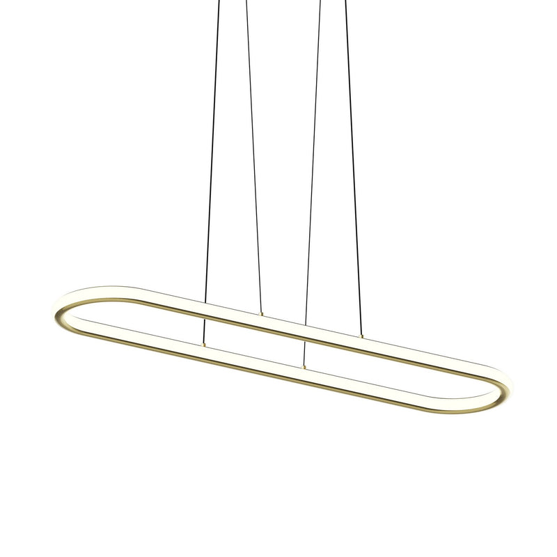 Sonneman 2242.14 LED Pendant, Brass