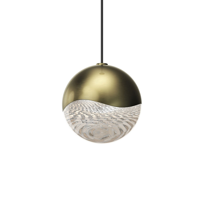 Sonneman 2910.14-MED LED Pendant, Brass