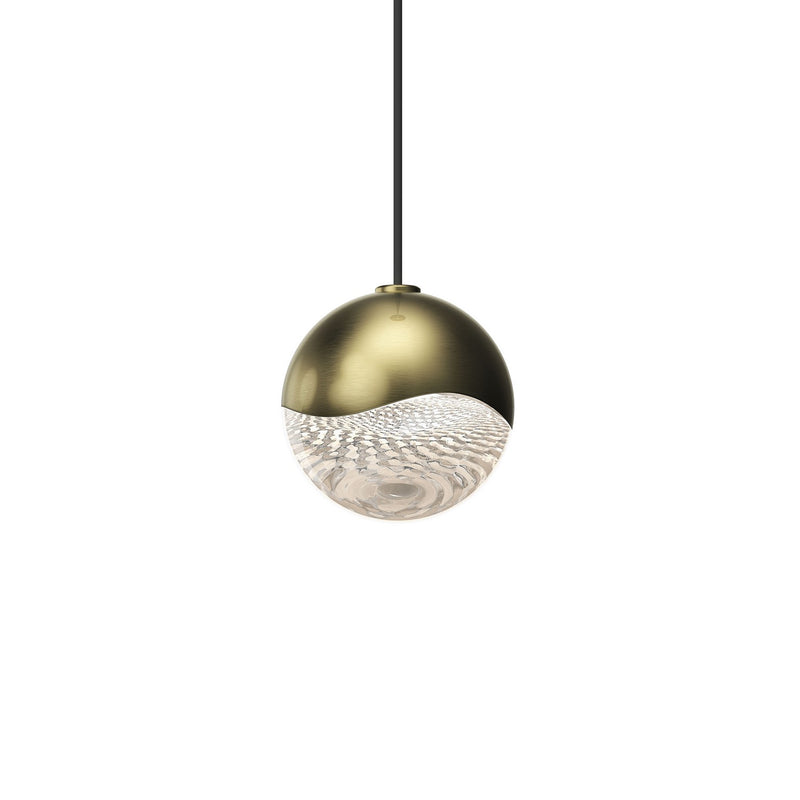 Sonneman 2912.14-SML LED Pendant, Brass