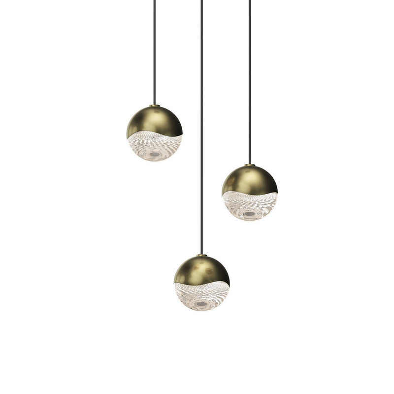 Sonneman 2914.14-SML LED Pendant, Brass
