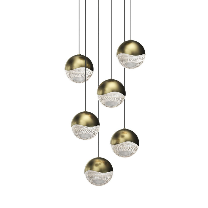 Sonneman 2915.14-LRG LED Pendant, Brass