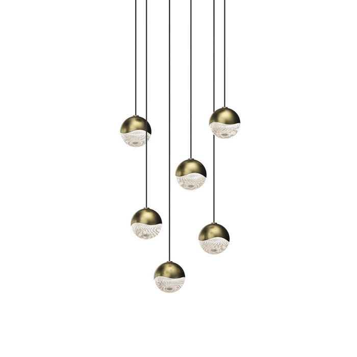 Sonneman 2915.14-SML LED Pendant, Brass