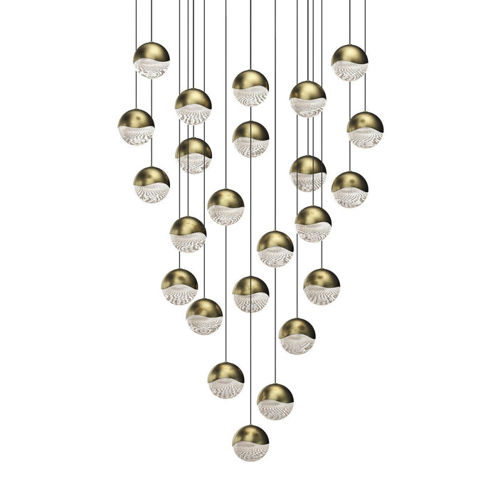 Sonneman 2918.14-LRG LED Pendant, Brass