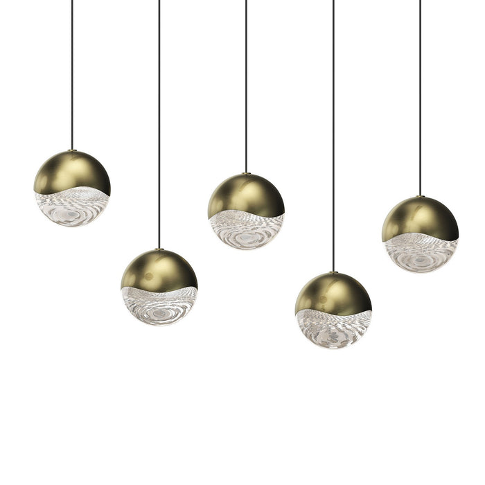 Sonneman 2921.14-LRG LED Pendant, Brass