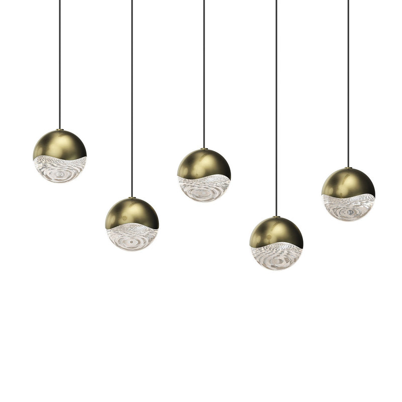 Sonneman 2921.14-MED LED Pendant, Brass